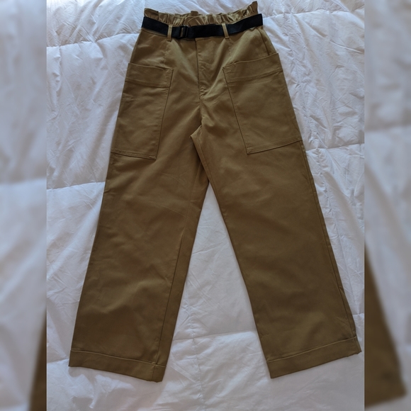 Zara Cargo Khaki Pants - Picture 4 of 4